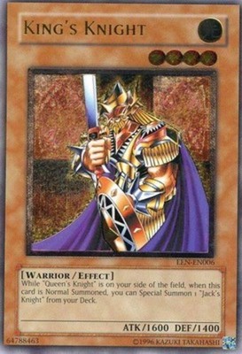 King's Knight - EEN-EN006 - Ultimate Rare - Unlimited Edition x1 Moderate Play Y