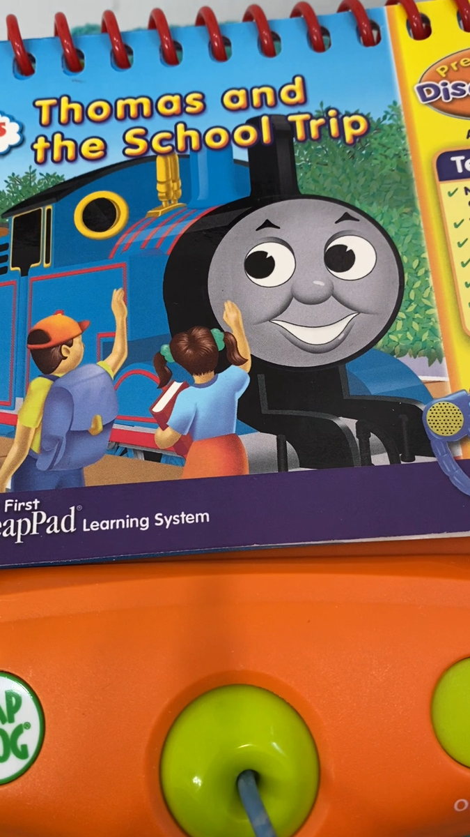LeapPad My First System Thomas Train Cars Leaps Orange 3Books 2