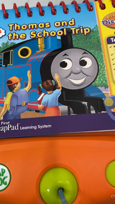LeapPad My First System Thomas Train Cars Leaps Orange 3Books 2