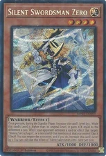 Yugioh! Silent Swordsman Zero - MP25-EN059 - Prismatic Secret Rare - 1st Edition