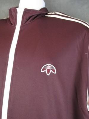 Adidas Alexander Wang Track Jacket Mens Large Red Face Side Full