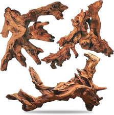 Aquarium Driftwood 3PCS Natural Trunk Driftwood Assorted Branches 8-12" Reptile