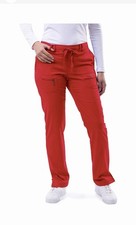 NWT Adar Pro Scrubs For Women - Skinny Leg Yoga Scrub Pants Apple Medium