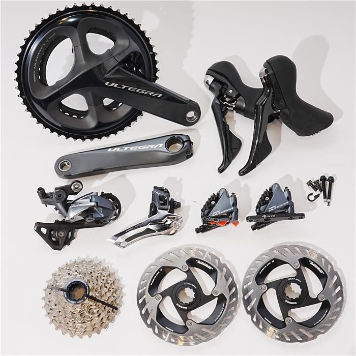 Shimano Ultegra R8020 Disc 7 Piece Set St Fd Rd Cs Fc Br Rt