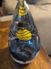 Vintage Signed Adam Jablonski 7 Inch Blue And Yellow Sculpture — photo 1
