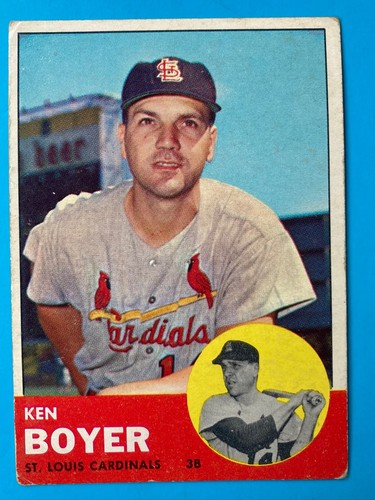 Ken Boyer #375 1963 Topps card