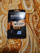 Duracell 5005578 Optimum 1.5 Ah AAA Alkaline Batteries Pack of 6