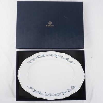 Raynaud Limoges For Van Cleef & Arpels Platter Porcelain Floral