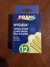Prang Hygieia Dustless Yellow Chalk 12 PC Per BOX 31344