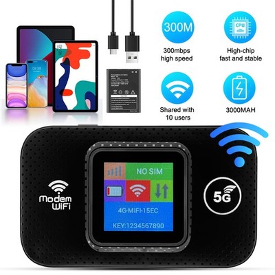 Tragbarer Internet Hotspots 4G LTE WLAN-Router Entsperrter WLAN-Hotspot-Router