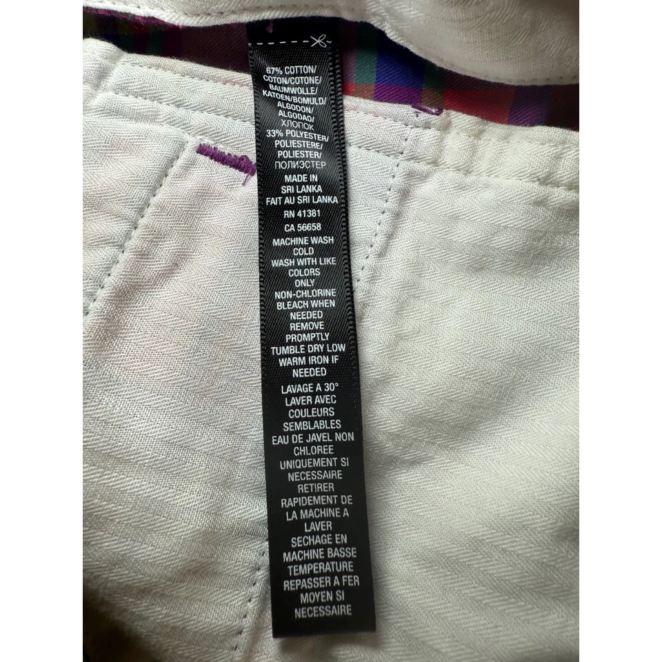 Шорты для гольфа мужские RLX Ralph Lauren размер 33 клетчатые многоцветные для гольфа новые с ценниками - Изображение 4 из 4