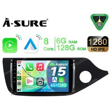 For KIA CEED 2012-2016 DAB+ Android 15 Car GPS Stereo 6+128GB Sat Nav Head Unit