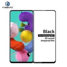 PINWUYO 9H 3D Curved Full Screen Tempered Glass for Galaxy A51/A21