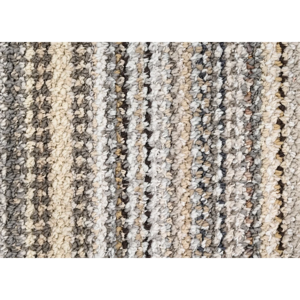 Mainstays Carnival Stripe Rug, Polypropylene Earth Tones Indoor Area Rug,20"x54" - Image 3 of 4