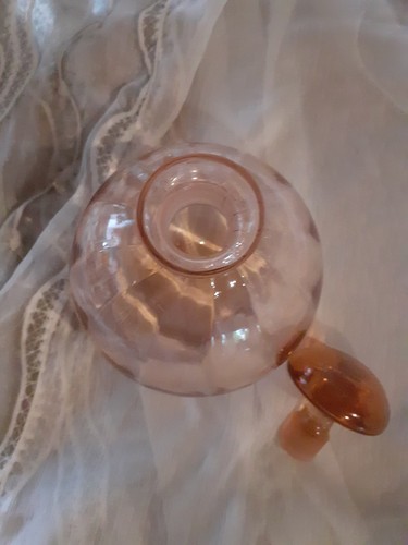 50ziger? Feine Glaskaraffe Rosè mit Glas-Stöpsel - gebraucht - guter Zustand - Bild 3 von 6
