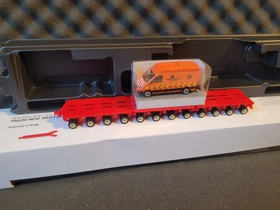 Torben Rafn A/S Danmark Schwerlast Anhänger + MAN TGE Begleitfahrzeug aus 960991 - Bild 1 von 4
