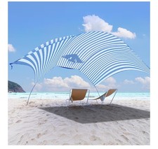 Beach Wind Shade Canopy, Shade Sun Shelter Tent for Beach Canopy Only