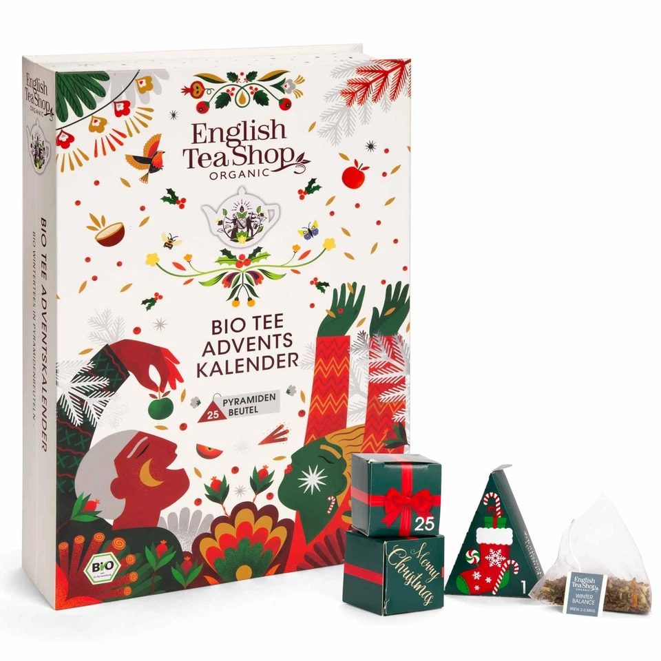 ETS - Adventskalender "Teebuch", BIO, 24 x Früchtetee, Kräutertee, Weihnachtstee - Bild 2 von 4