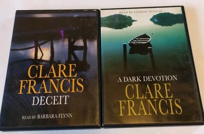 Clare Francis : Deceit & A Dark Devotion ( Audio Book ) 6x Discs  