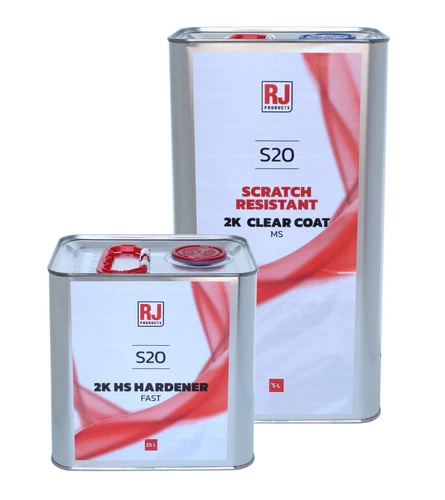 2K CLEAR COAT 7.5L KIT PREMIUM LACQUER FAST HARDENER S20 MS SCRATCH RESISTANT