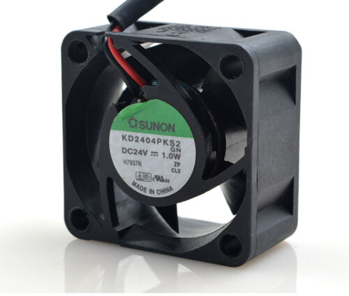 New SUNON Cooling Fan 24V 4020 1.0W KD2404PKS2 4CM 40x40x20mm 1.6"x1.6x0.8" - Picture 3 of 5