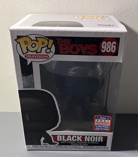 Funko Pop! TV The Boys Black Noir #986 2021 Summer Convention Limited Edition 