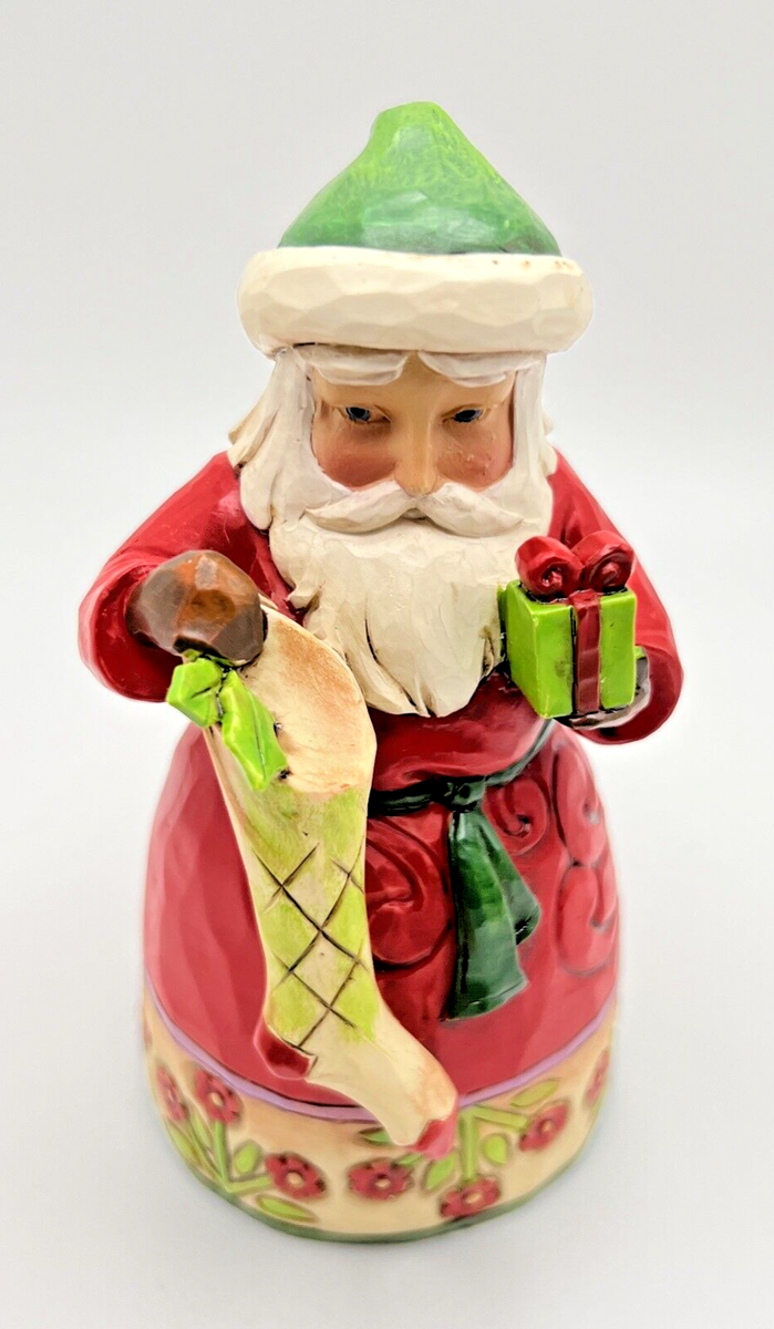 Jim Shore “Christmas Spirit” Santa w Stocking & Gift Jim Shore “Christmas Spirit” Santa w Stocking & Gift