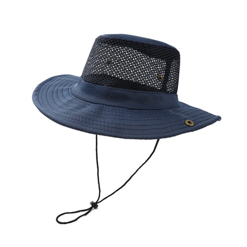 Cappello da trekking cappello a secchio uomo visiera solare traspirante tesa larga - Foto 16 di 17
