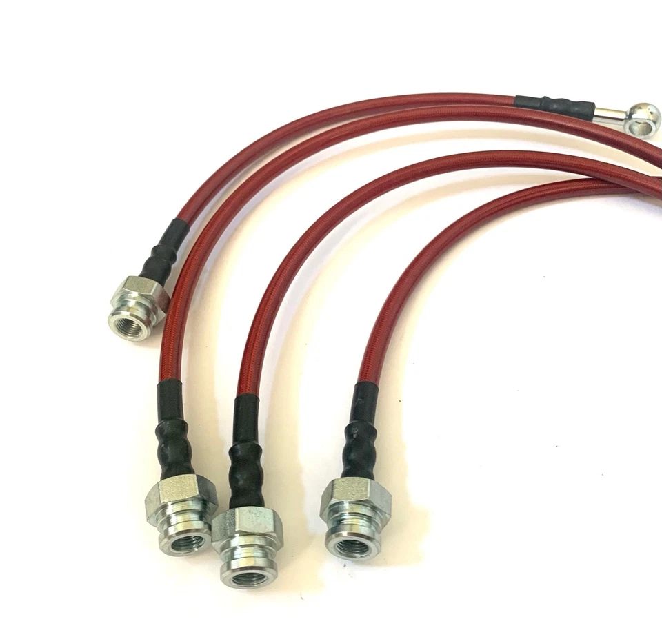 LÍNEA DE FRENO CZRRACING ACERO INOXIDABLE PARA NISSAN 240SX S14 DELANTERO Y TRASERO Foto 2 de 3