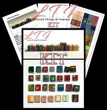 1:48 Scale QUARTER SCALE PROP BOOKS 27 KIT Printed PDF and Instruction Tutorial