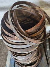 6 x Reclaimed Metal Whisky Barrel Hoops / Bands / Rings - FREE DELIVERY