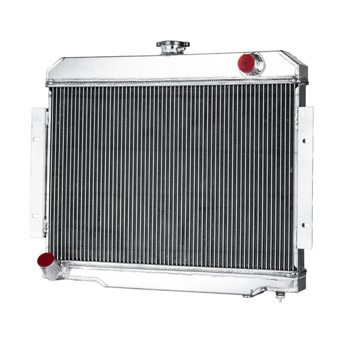 Aluminum Fan Shroud & Dual 10" Electric Fan Kit With Thermostat For 1972-1986 Jeep CJ5 CJ7 Cherokee, Commando, J10 J20