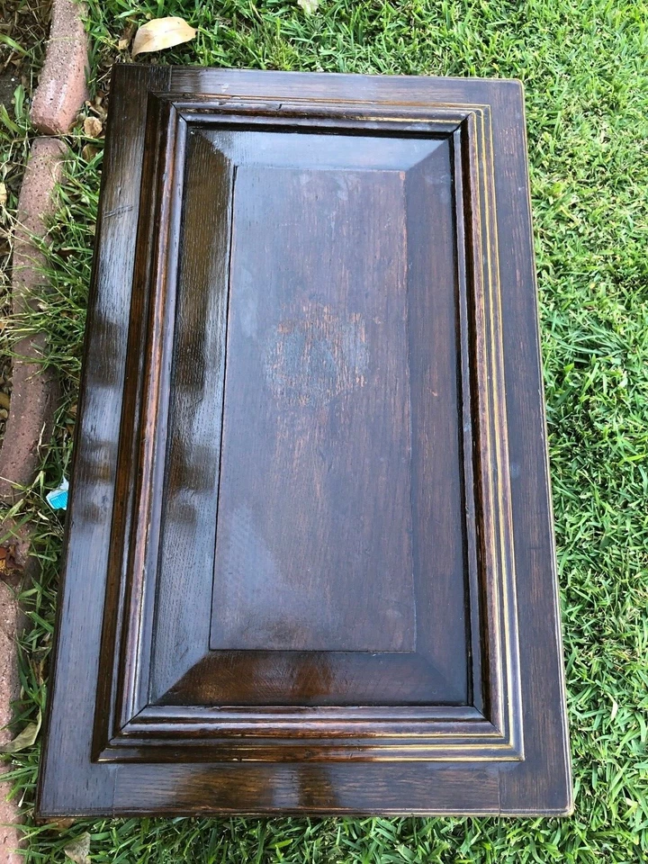 Vintage Midcentury Solid Wood Chest Table - Image 4 of 4
