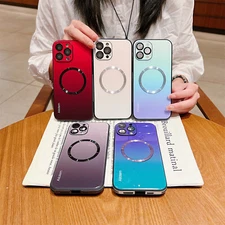 Gradient Mag Safe Shockproof Case Cover For iPhone 17 16 15 Pro Max 14 Plus 13