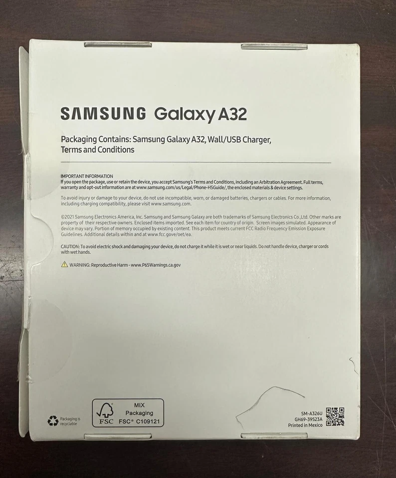 New Samsung Galaxy A32 5G SM-A326U 64GB Black LOCKED TO BOOST MOBILE - Image 4 of 4