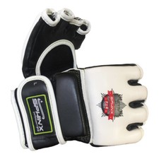 SPHINX Guanti MMA HUNTER  bianco e nero similpelle allenamento mma amatore 