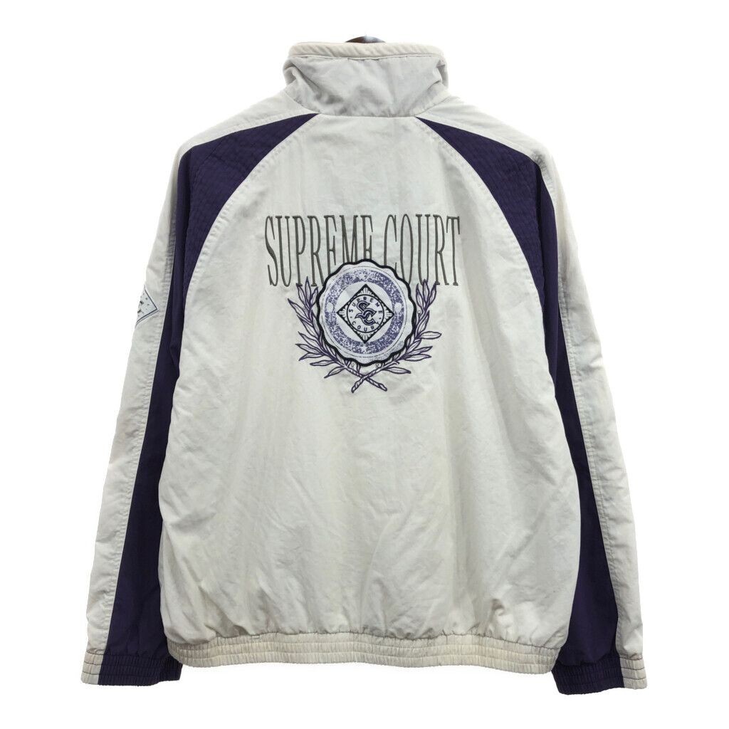 Supreme X Nike 90s COURT Track Jacket Sport White Jersey Supreme X Nike 90s COURT Track Jacket Sport White Jersey