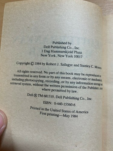 1984 1ST EDITION "MEDITERRANEAN MANEUVER" WAR FICTION USA PAPERBACK BOOK (P2) - Picture 4 of 7