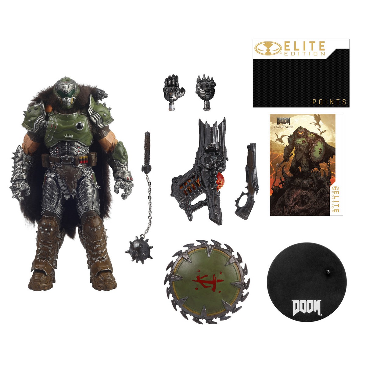 マクファーレントイズ doom the dark age DOOM: The Dark Ages Doom Slayer 7in Deluxe Action Figure