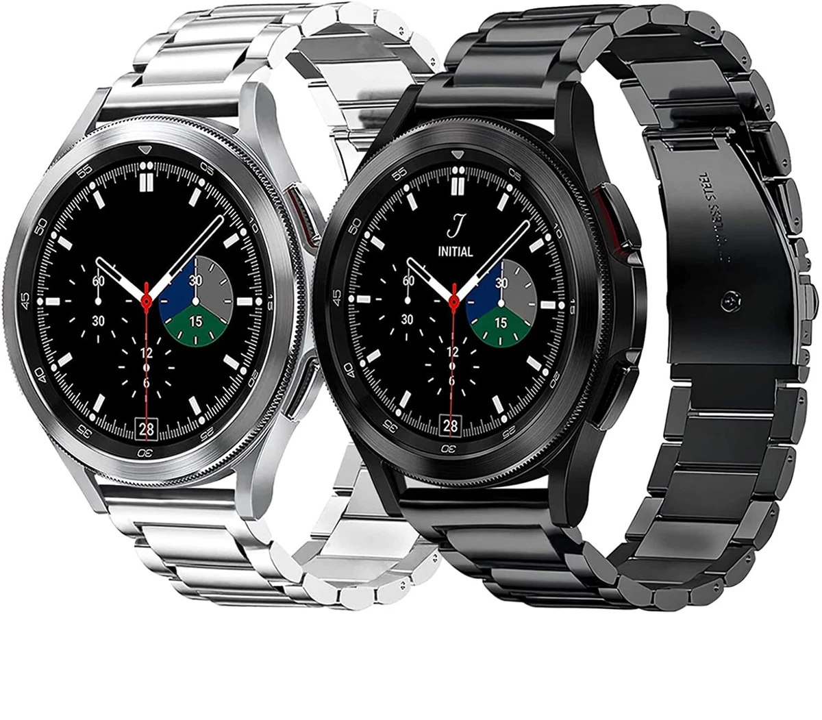 Stainless Steel Strap Watch Band 45 46 40mm for Samsung Galaxy