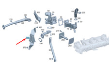 Neu MB GLK X204 AGR-Ventil F&uuml;r Zylinder-Kurbelgeh&auml;use Halterung A2741421340 OEM
