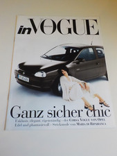 Opel Corsa B Vogue Deutsch Strickmode Maria Di Ripabianca Prospekt Werbung 1996