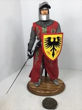 1/6 DRAGON NOBLE MEDIEVAL JERUSALEM CRUSADER KNIGHT IN ARMOR SWORD+STAND DID BBI