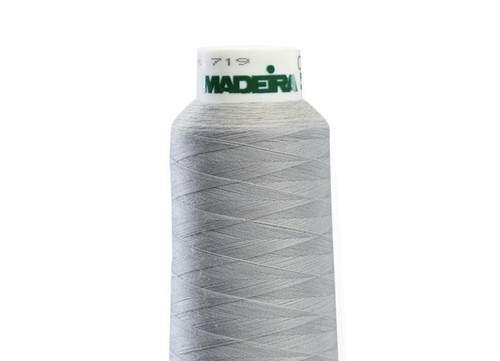 Madeira Aerolock Premium Serger Thread, 2000 yds., Light Grey Color, Ref. 8100 - Picture 2 of 3