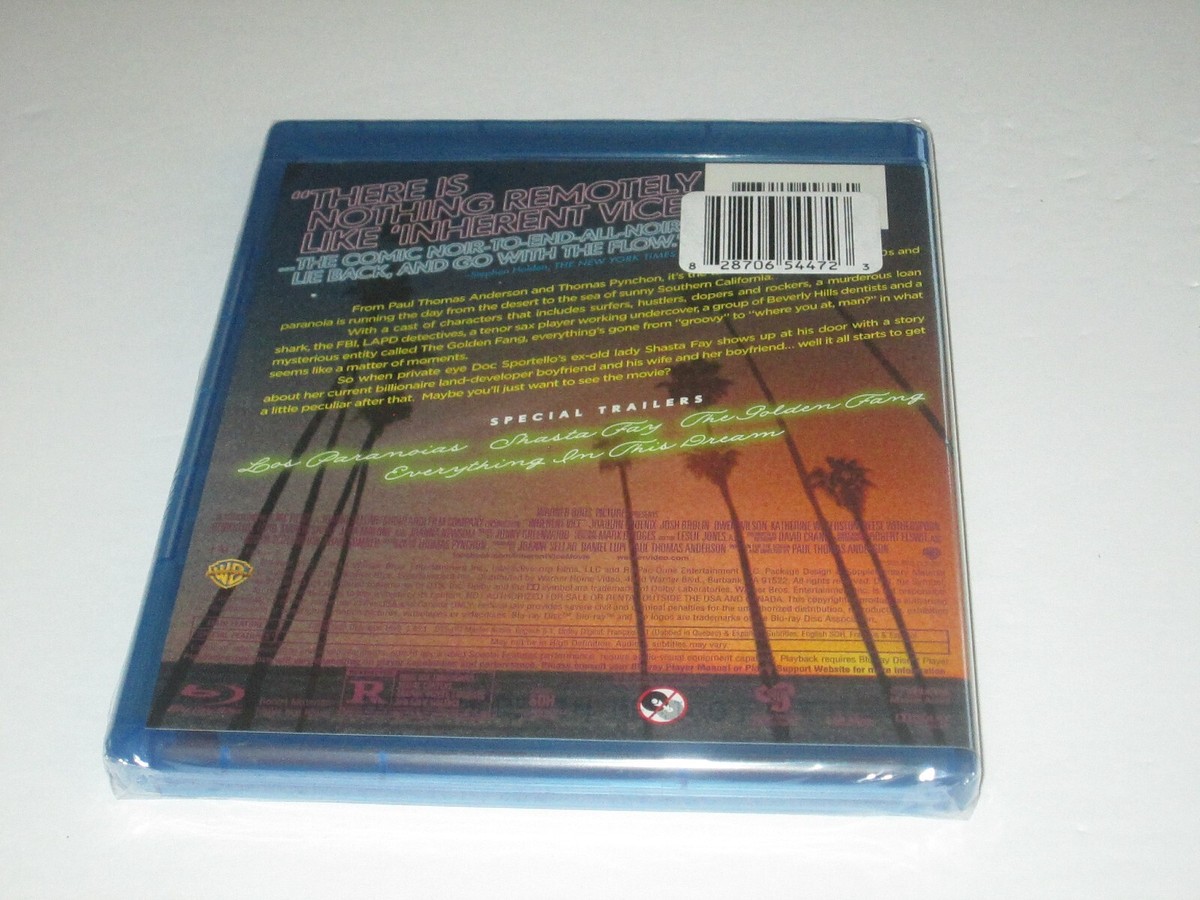 Inherent Vice Blu-ray Joaquin Phoenix Paul Thomas Anderson