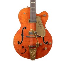 Gretsch Usa Custom 1955 6120 Nashville Curly Maple - Orange Stain