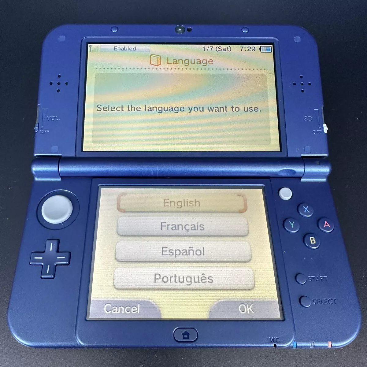 Nintendo new 3DS LL XL Console only Various colors Used RANK A/B Region free