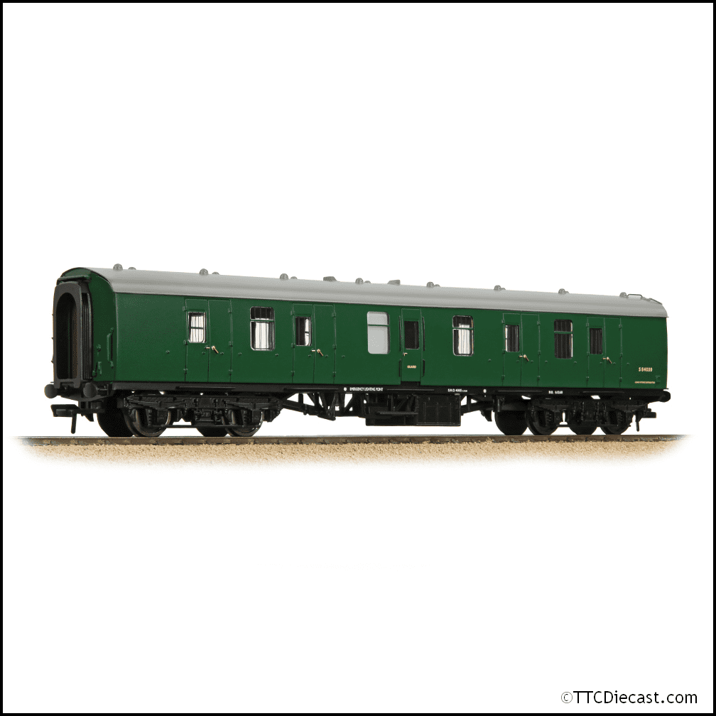 Bachmann 39-178D BR Mk1 BG Brake Gangwayed BR (SR) Green  - OO Gauge