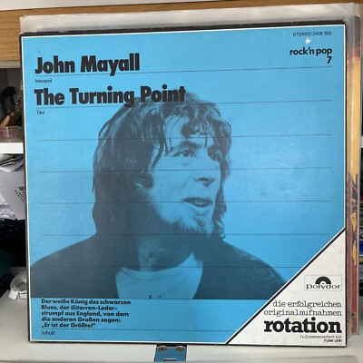 JOHN MAYALL LP THE TURNING POINT 410f