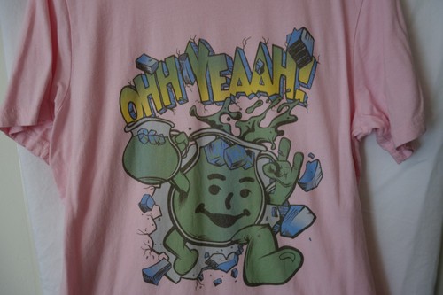 VINTAGE - CANVAS - KOOL AID "OHH YEAAH!!" - MEN'S T-SHIRT - SIZE LARGE - VG COND - Picture 5 of 16
